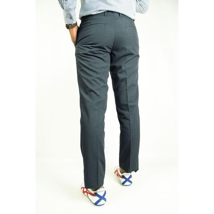 Celana Formal Pria Bruno Rigari Slim Fit Abu-abu Tua | Celana Bahan