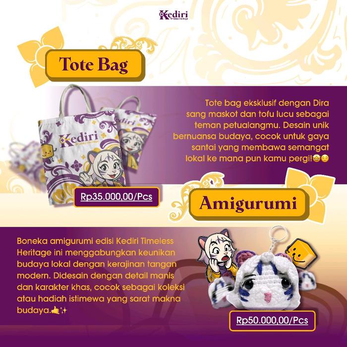 Tote bag & Boneka amigurumi
