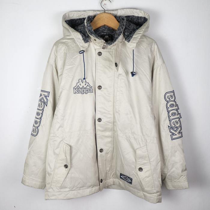 JAKET VINTAGE KAPPA WINTER SHERPA PARKA JK262 SIZE L