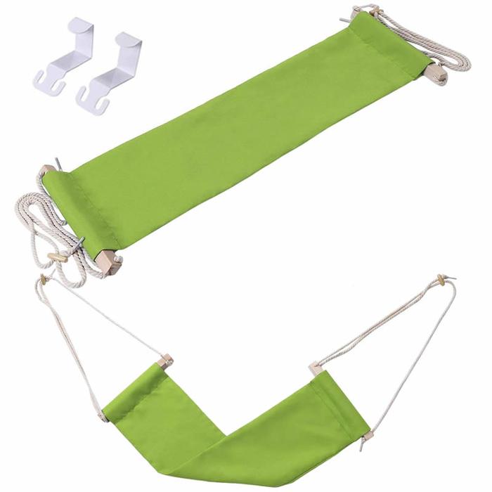 Green, Orange Foot Hammock Lazy Casual Desk Rest Foot Outdoor Rest