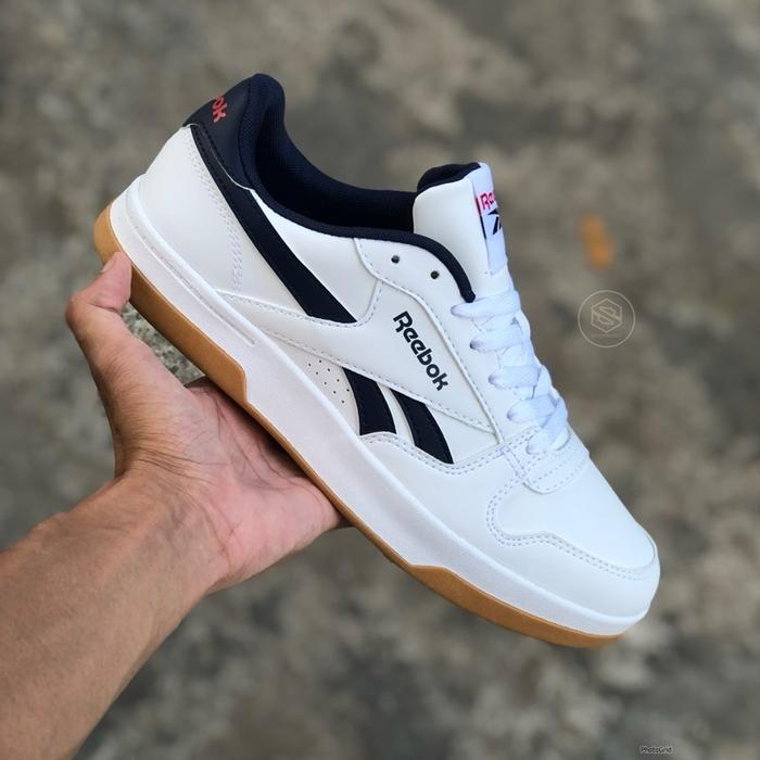 Sneakers Reebok Classic Club Prime Set Leather White Black Navy Blue Gum Original