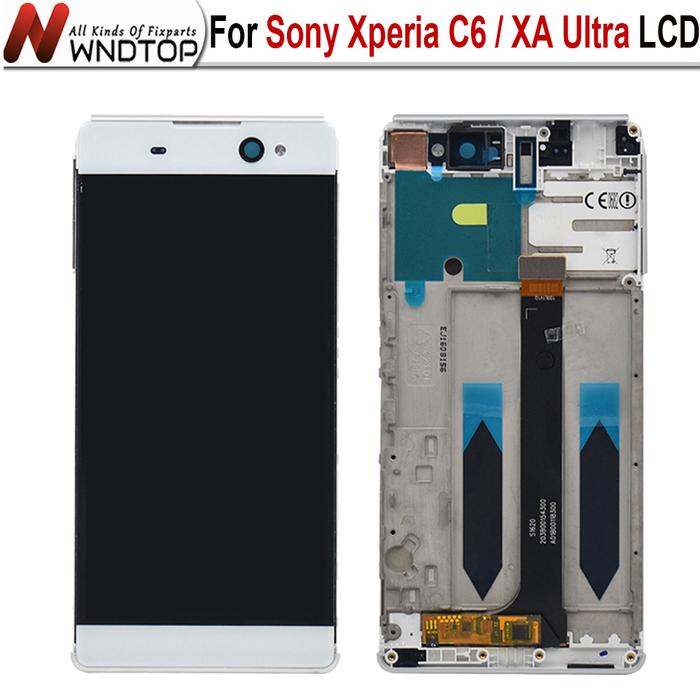 6.0" For SONY Xperia C6 XA Ultra LCD Display Touch Screen Digitizer