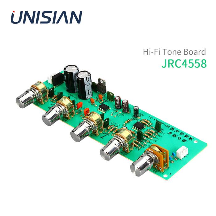 UNISIAN JRC4558 HiFi Tone Board 4558 OP-AMP Audio Amplifier Board