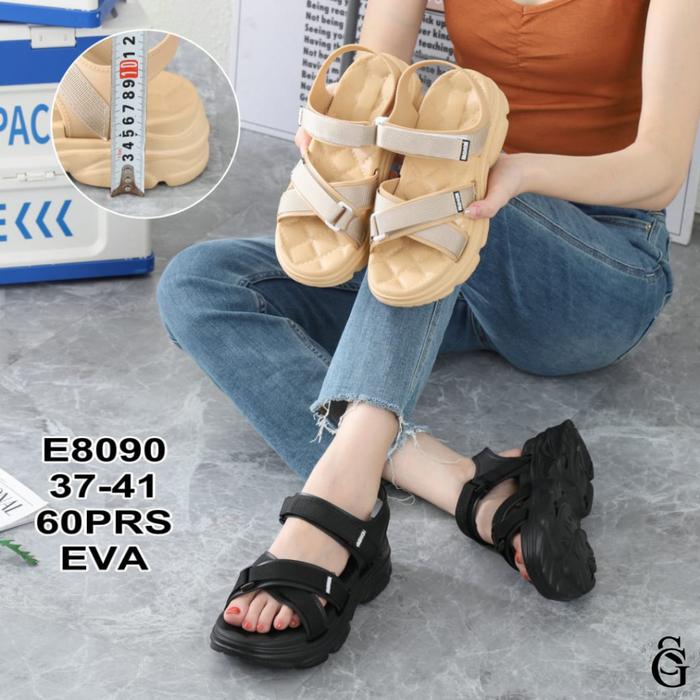 New Sandal Wanita Import Sandal Tali Silang Gunung Hys E8090