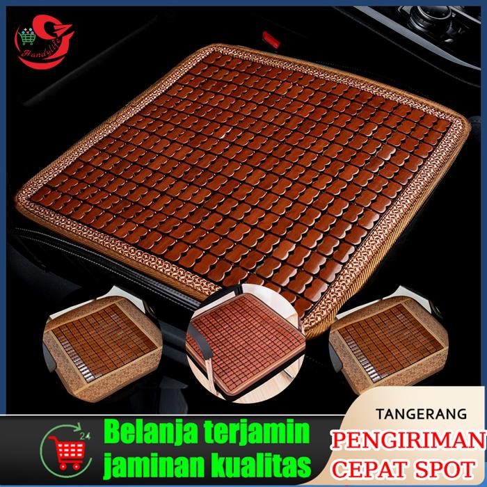 Alas Mobil Bambu Anti Panas Sofa Kursi Alas Duduk Kursi Mobil Tikar Bambu