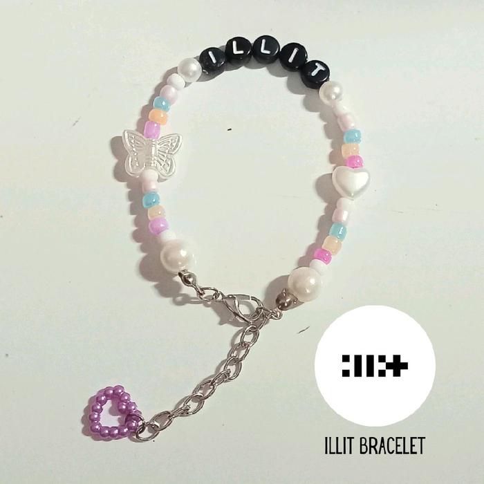 ILLIT BRACELET - Gelang Friendship Nama Member ILLIT GLLIT