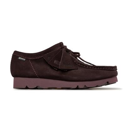 CLARKS Wallabee GTX Gore-Tex Purple Grape Suede