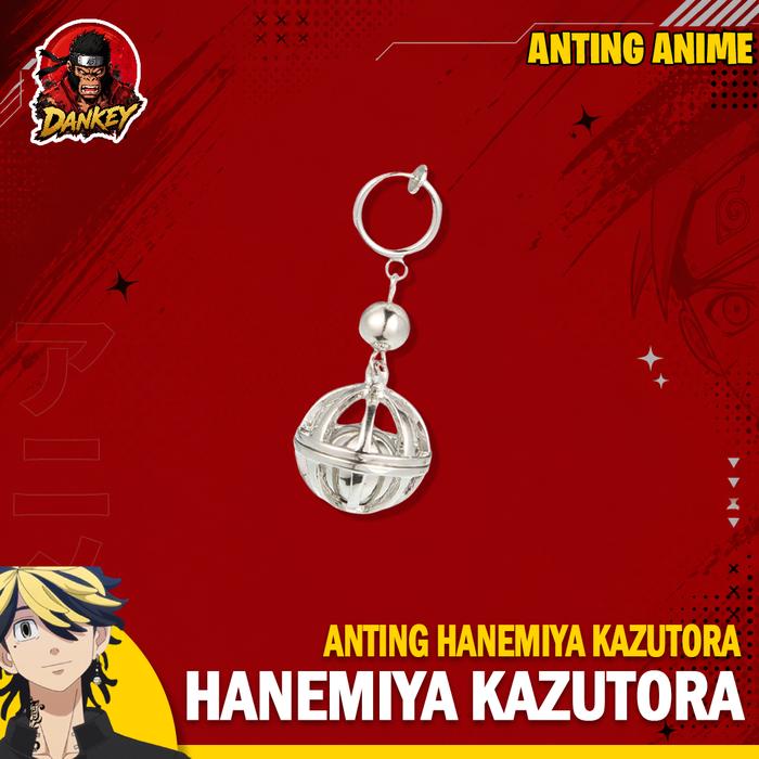 Anting Kazutora Hanemiya Cosplay Anime Tokyo Revengers