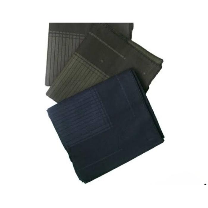 6pcs Saputangan pria ukuran 45X45CM bahan katun premium/Selampe pria import