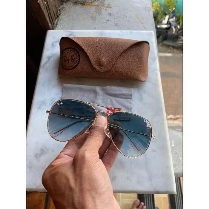 Kacamata Classic RayBan Aviator Large Metal RB3026 001 62 Kaca Gradient Grey Secen Original