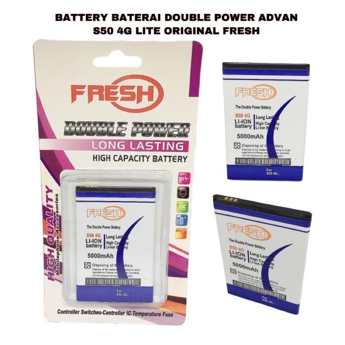 Battery Baterai Batre Double Power Advan S504G S50 4G Lite Original Fresh
