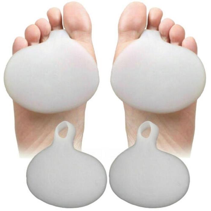 IMPORT 2PCS GEL PAD FOR SENSITIVE FEET SILICONE GEL METATARSAL PADS FOR SHOES SORE BALL FOOT CARE TO