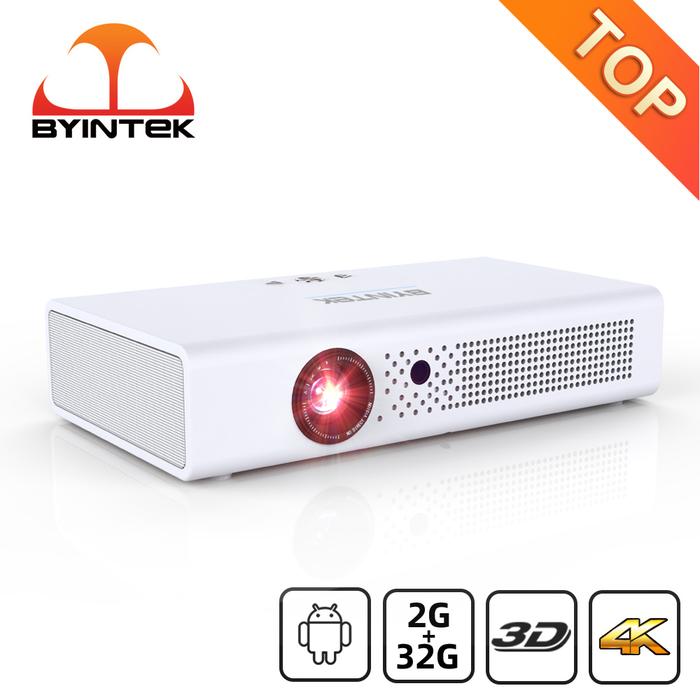 BYINTEK R19 Battery 3D 300inch Full HD 1080P 4K Smart Wifi Android