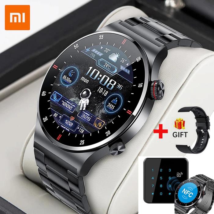 XIAOMI NFC Bluetooth Call Bussiness Smartwatch Men ECG+PPG Blood