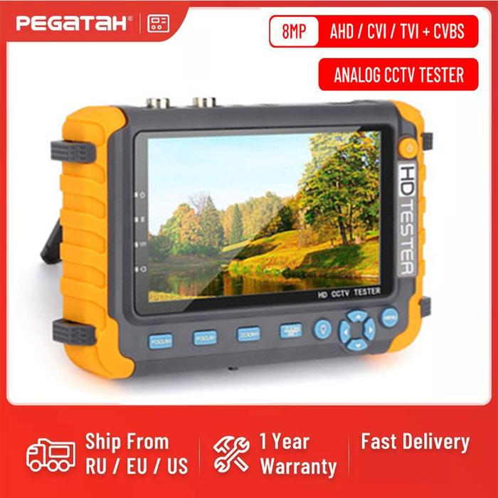 5inch IV8W CCTV Tester 8MP AHD TVI CVI CCTV Tester Camera Mini