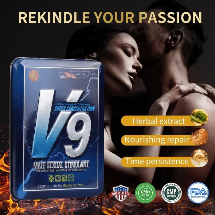 READY BISA Obat V9 Original Vitamin Kuat Tahan Lama Pria Asli Import USA SUDAH TERBUKTI KHASIATNYA