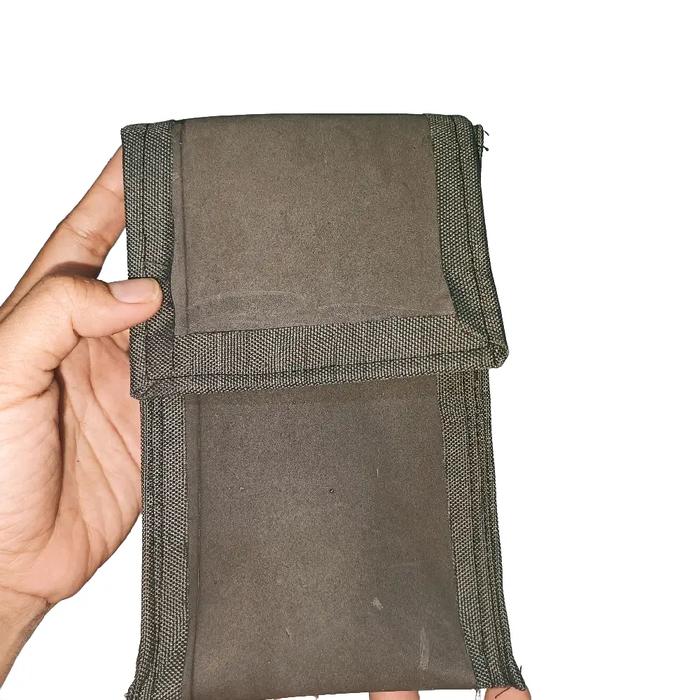 Iner Tas Rajut Siap Pakai untuk Furing Tas Rajut HP Wanita Selempang Hitam