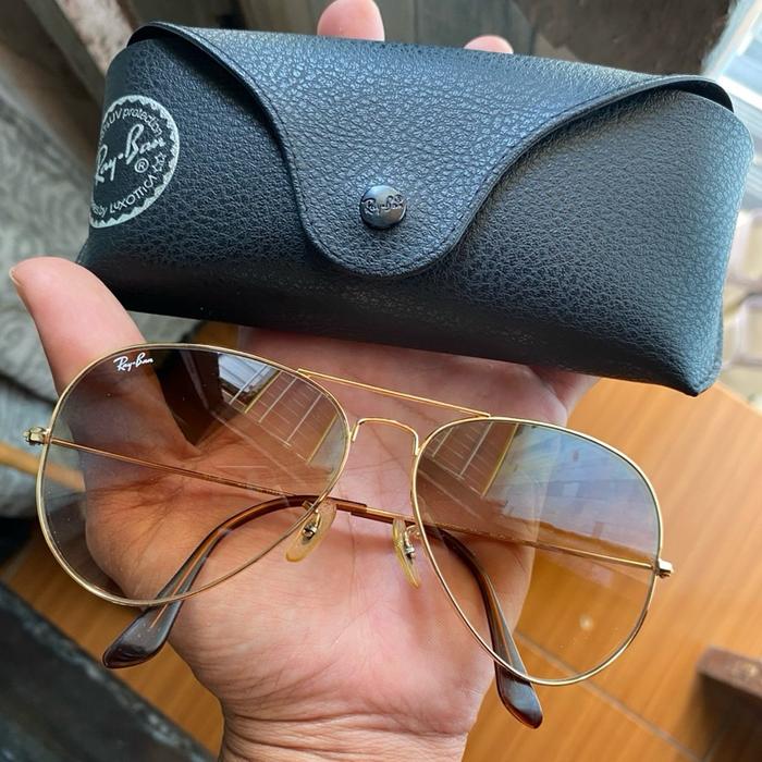kacamata rayban rb 3025 aviator large metal 001/51 sz 62 kaca gradient