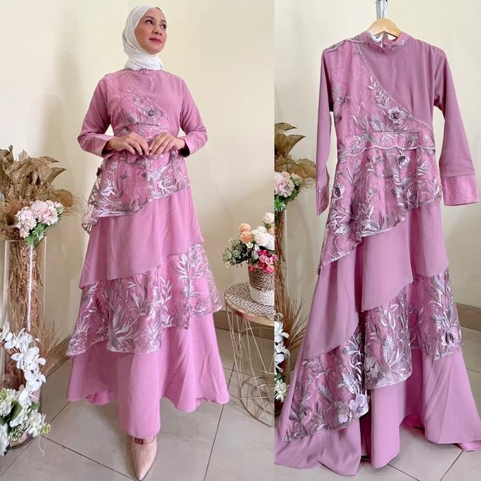 Pesta✅Gamis Pesta Jemia 136