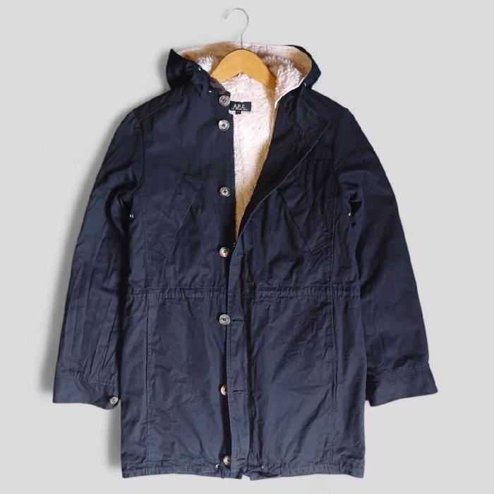 Jaket Parka Sherpa A.P.C Rue Madame Paris Rare | Thriftshop