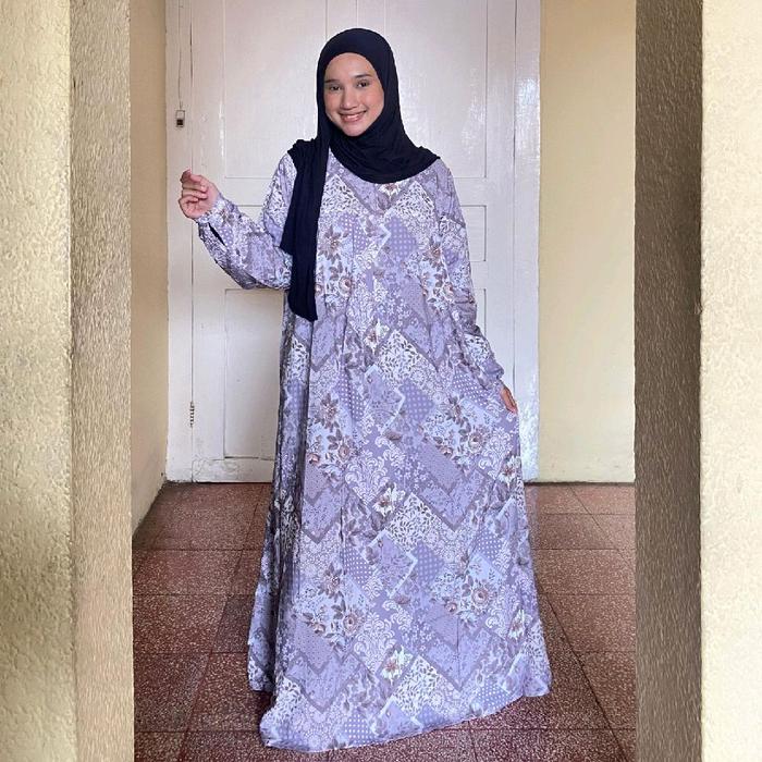Gamis Suhita Motif Batik Elegan untuk Tampilan Mewah dan Nyaman