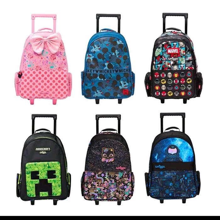 Tas trolly smigle anak perempuan dan laki laki