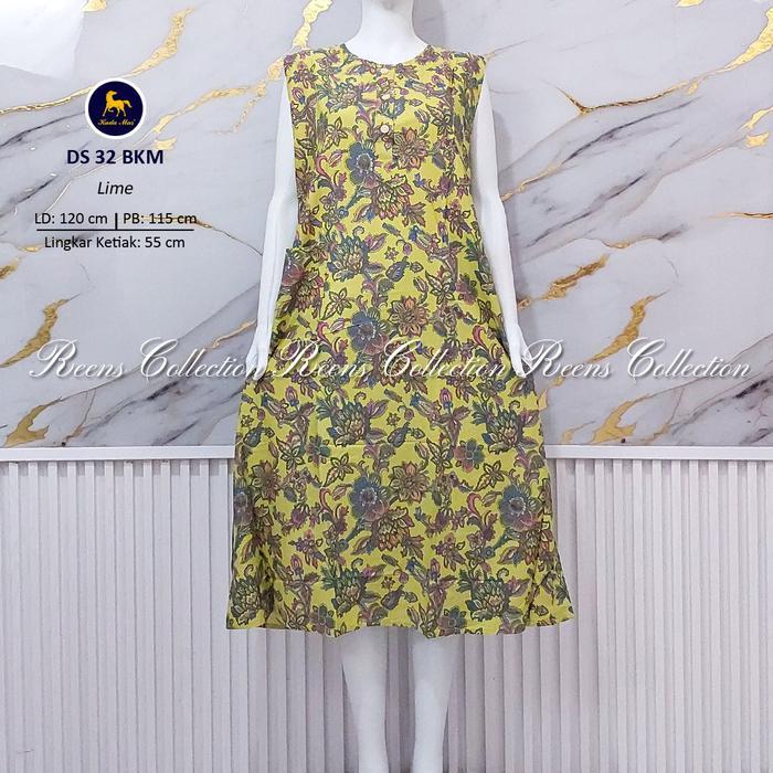 Daster 32 Batik Kuda Mas Ld 120Cm | Daster Yukensi Kancing Depan Busui