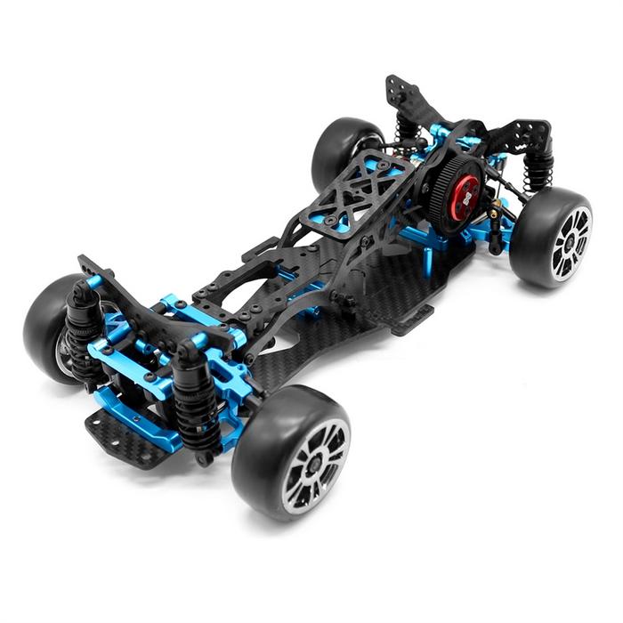 DIY RC Car Rear-Drive Drift Racing Frame 1/10 Mini RC Car RC Frame Drift Car Kit Version RC Frame Dr