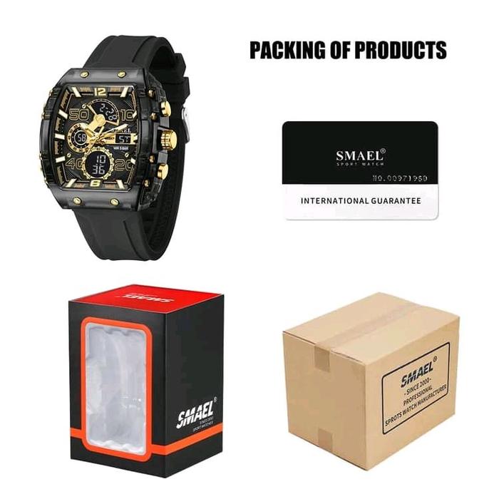 SMAEL 8109 JAM TANGAN PRIA Stainless