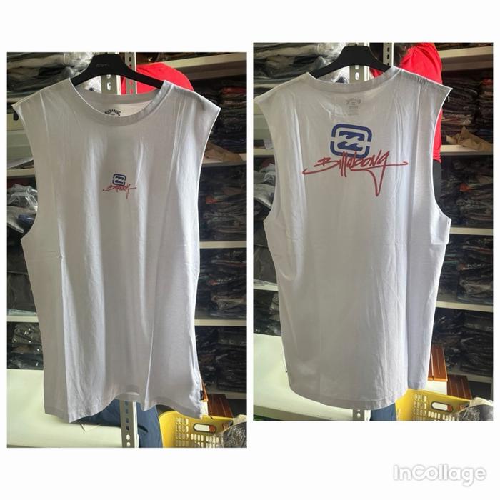 Kaos billabong singlet quiksilver tangtop quiksilver original size m