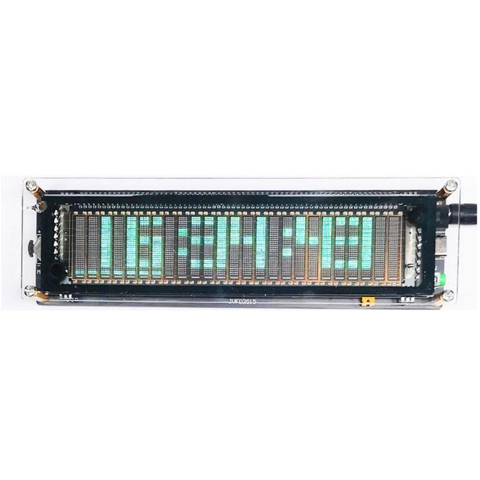 Practical yzer Board Audio Spectrum 3.5mm AUX/MIC MIC Pick Up Meter VU Meter Screen Display VFD Soun