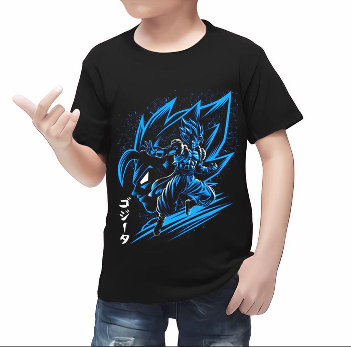 BAJU KAOS ANAK DISTRO COWOK KEREN LENGAN PENDEK MOTIF GOKU DRAGON BALL TERBARU TEBAL