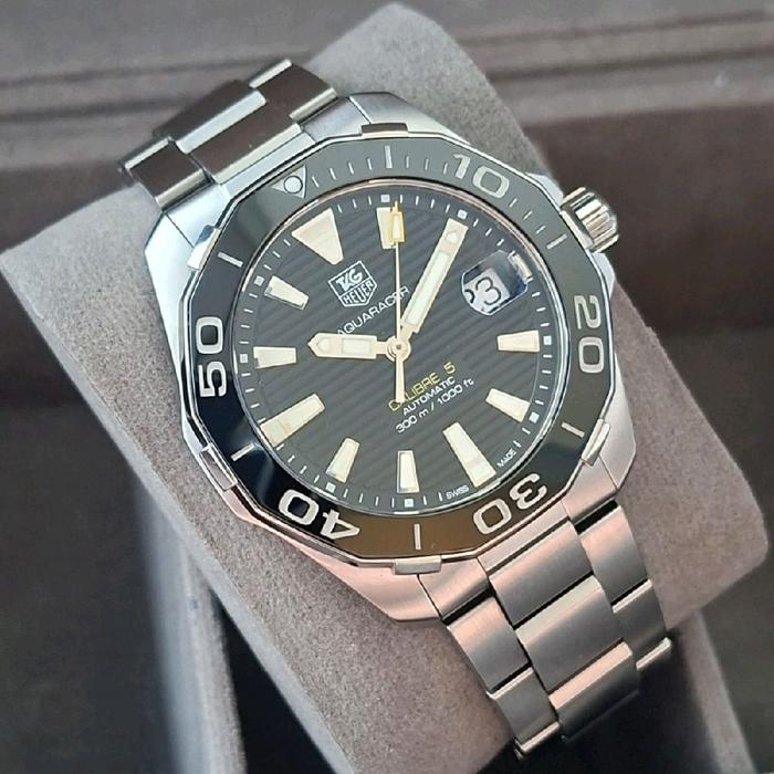 Tag Heuer Aquaracer WAY211A 41mm Black Dial 100% Original