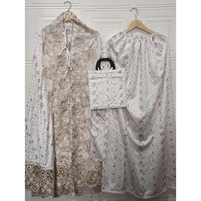 Mukena Renda Mewah / Mukena Bordir / Mukena Kd / Renda Mewah
