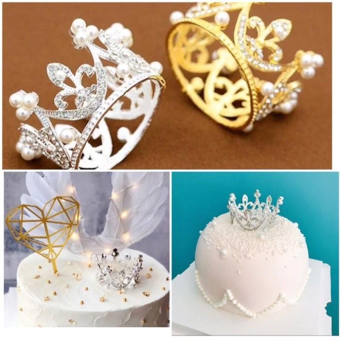 Topper Kue Ulang Tahun Mahkota Hiasan Kue Birthday