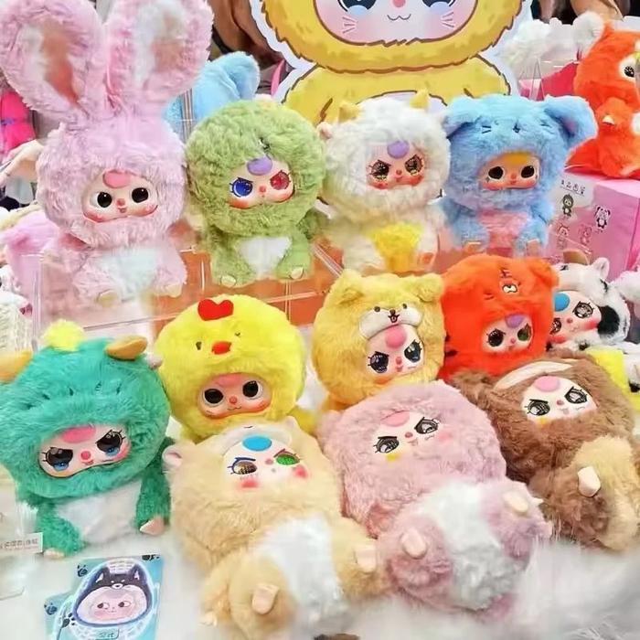 [New] Ready Baby Threee Shio 12 Karakter Shio Baby Three Plush Doll Boneka Lucu Blindbox