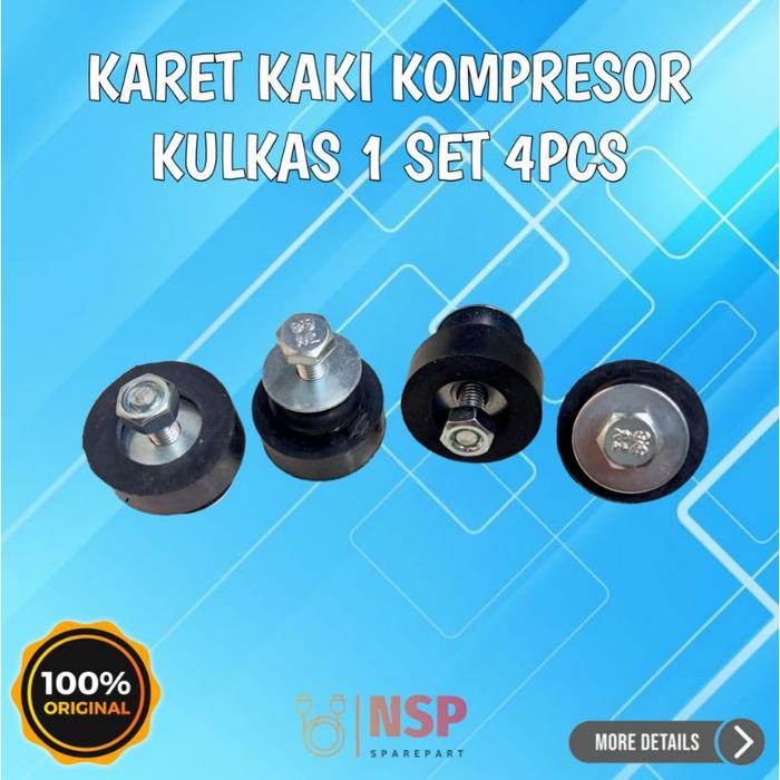 Kaki Kompresor Kulkas 1 Set 4pcs