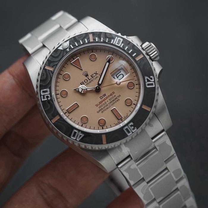 NEW RLX SUBMARINER DiW PARAKEET DUNE SANDBLASTED By VSF