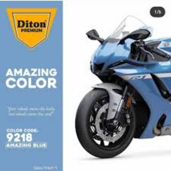 Pylok Diton Amazing Blue 9218* Cat Biru Muda Metallic 400cc