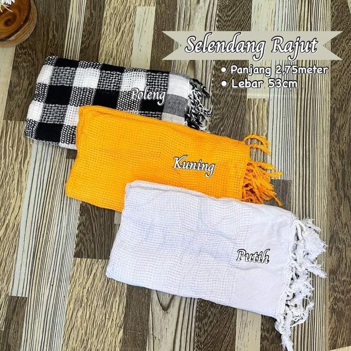 Slempot Rajut Cowok Bali || Selendang cowok