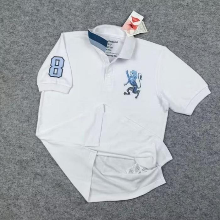 Kaos POLO Shirt GRDANO LION 3D Kaos Polo Brandead Kaos Polo Quality Premium