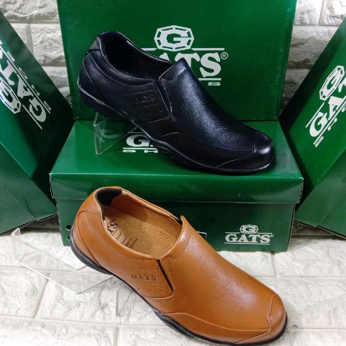 Sepatu pantofel kulit GATS GI 7218 original