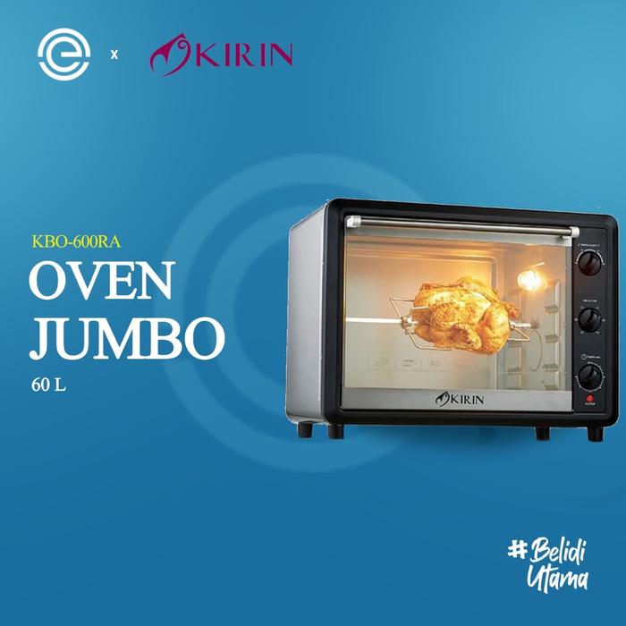 KIRIN Oven Listrik Jumbo 60 Liter KBO-600RA