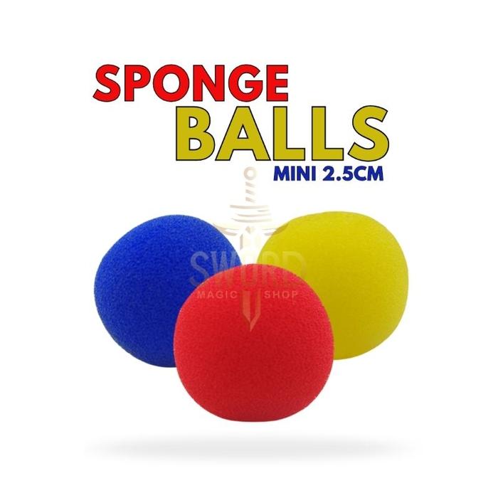 Sulap Sponge Balls Mini - Sulap Sponge Balls - Magic Sponge - Sulap Bola Spon - Sulap Bola Busa - To