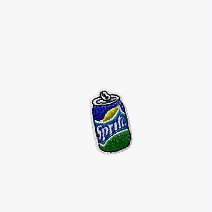Iron Patch Emblem Bordir Sprite Mini