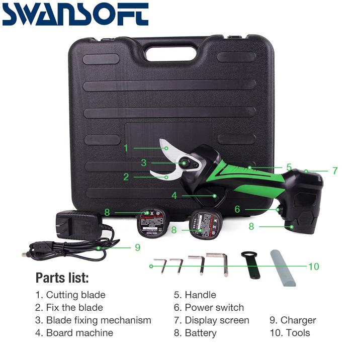 SWANSOFT  Electric pruning shears professional pruning scissors