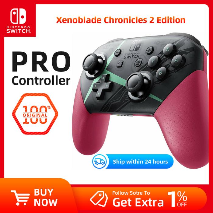 Nintendo Switch Pro Controller - Xenoblade Chronicles 2 Edition （JP