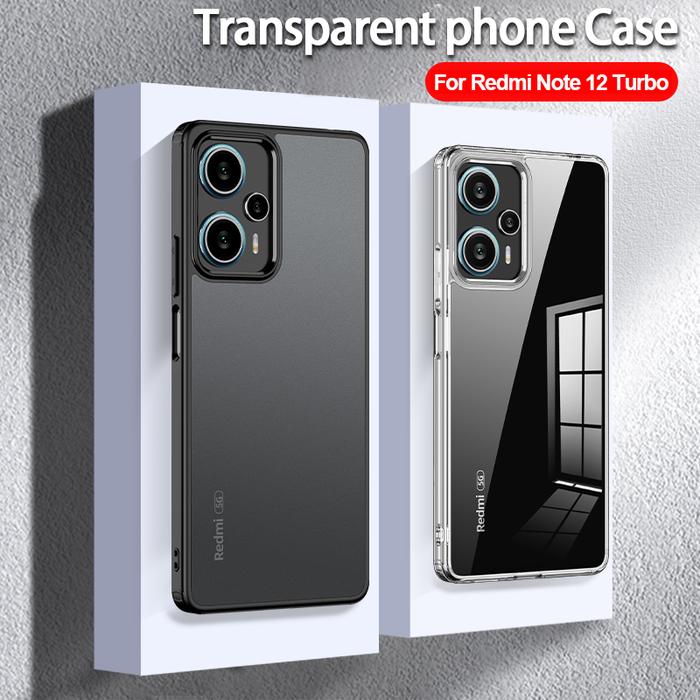 Transparent Capa for Redmi Note 12 Turbo Case HD Clear Hard