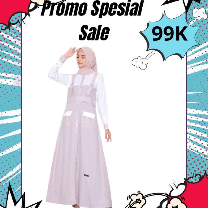 Gamis Lubi Fityani Milo Spesial - Promo Spesial Sale 99K - Muslim