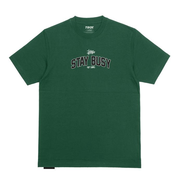 Troy Company Tshirt Kaos Distro Hijau Keep Going MT 2465